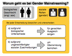 Übersicht Gender Mainstreaming