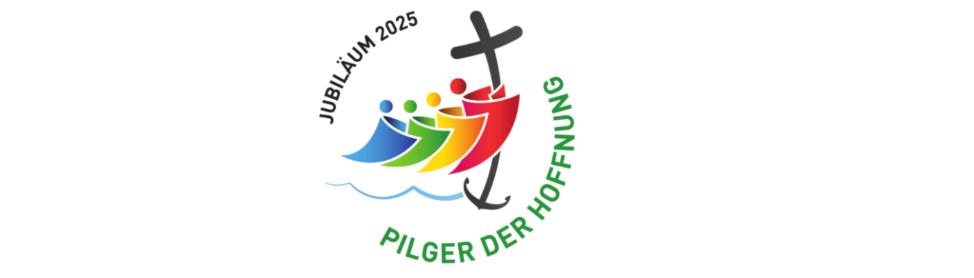 Logo mit Umschrift Pilger der Hoffnung