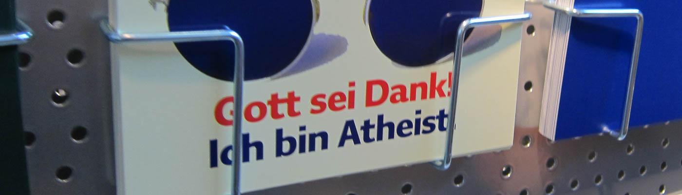 Postkarte Ich bin Atheist