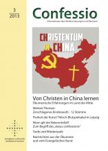 Coverbild Confessio 3/2013 mit China-Landkarte