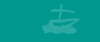 ACK-Sachsen-Banner: gezeichnetes Schiff auf grünem Grund